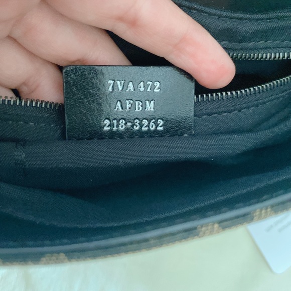 Fendi Baguette Jacquard FF Logo Canvas Convertible Crossbody Belt Bag - Picture 6 of 16